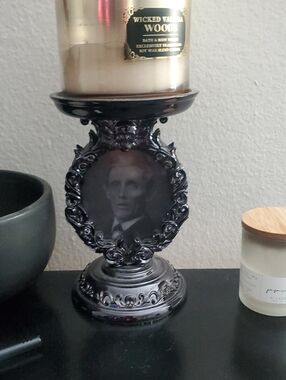Bath & Body Works Black Ornate Frame Candle Holder